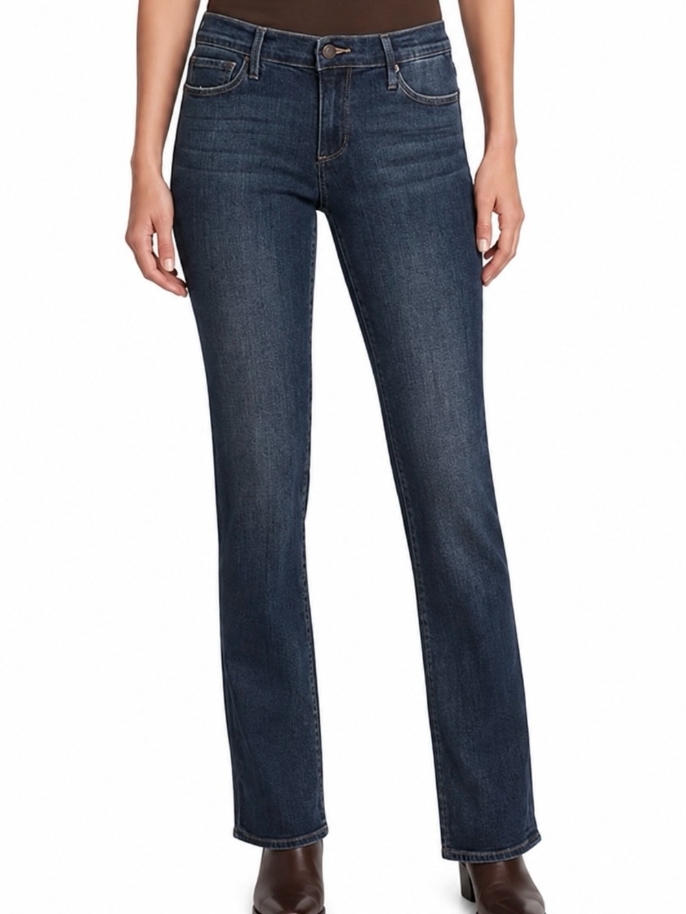 Lucky Brand Sweet Straight Jeans 10/30 Mid Rise Stretch Dark Wash Western